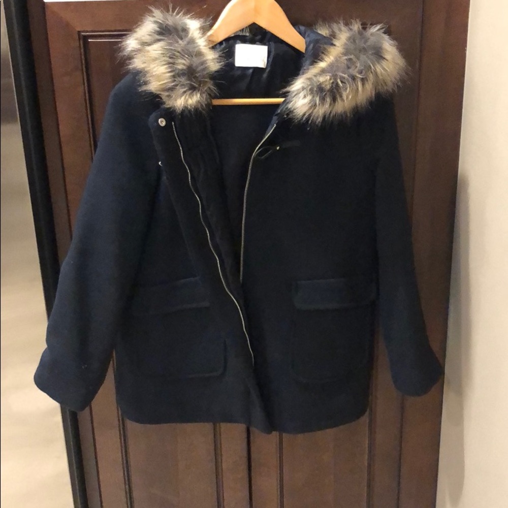 Navy Blue Coat for Girls